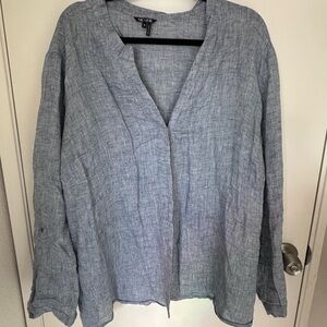 NIC+ZOE Elegant Blouse in Blue